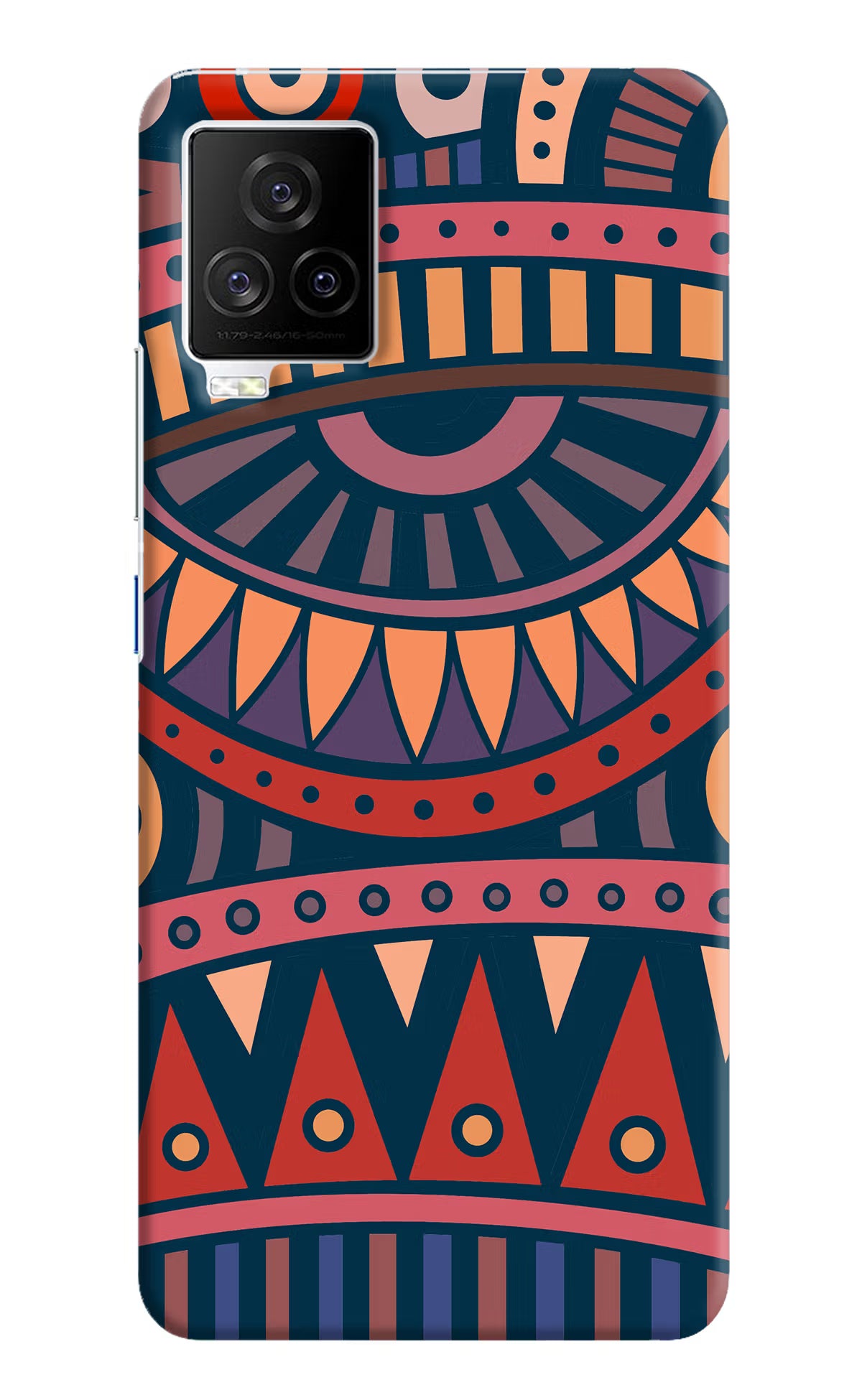 African Culture Design iQOO 7 Legend 5G Hard Case Back Cover by Casekaro