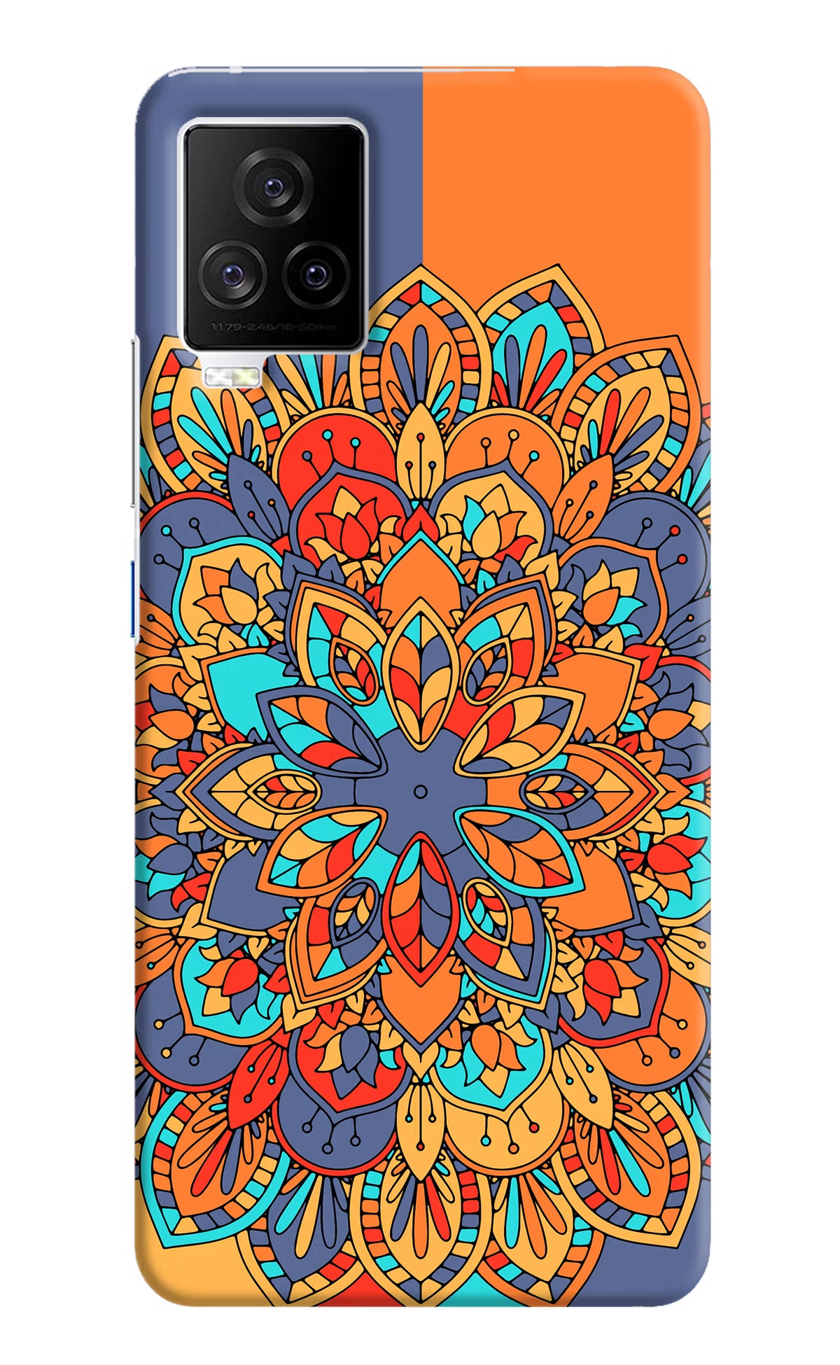 Color Mandala iQOO 7 Legend 5G Hard Case Back Cover by Casekaro