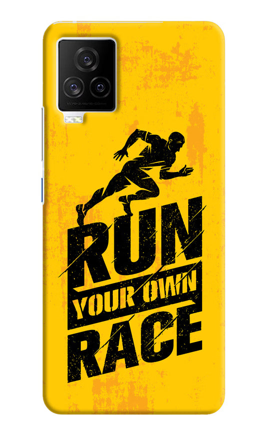 Run Your Own Race iQOO 7 Legend 5G Hard Case Back Cover by Casekaro