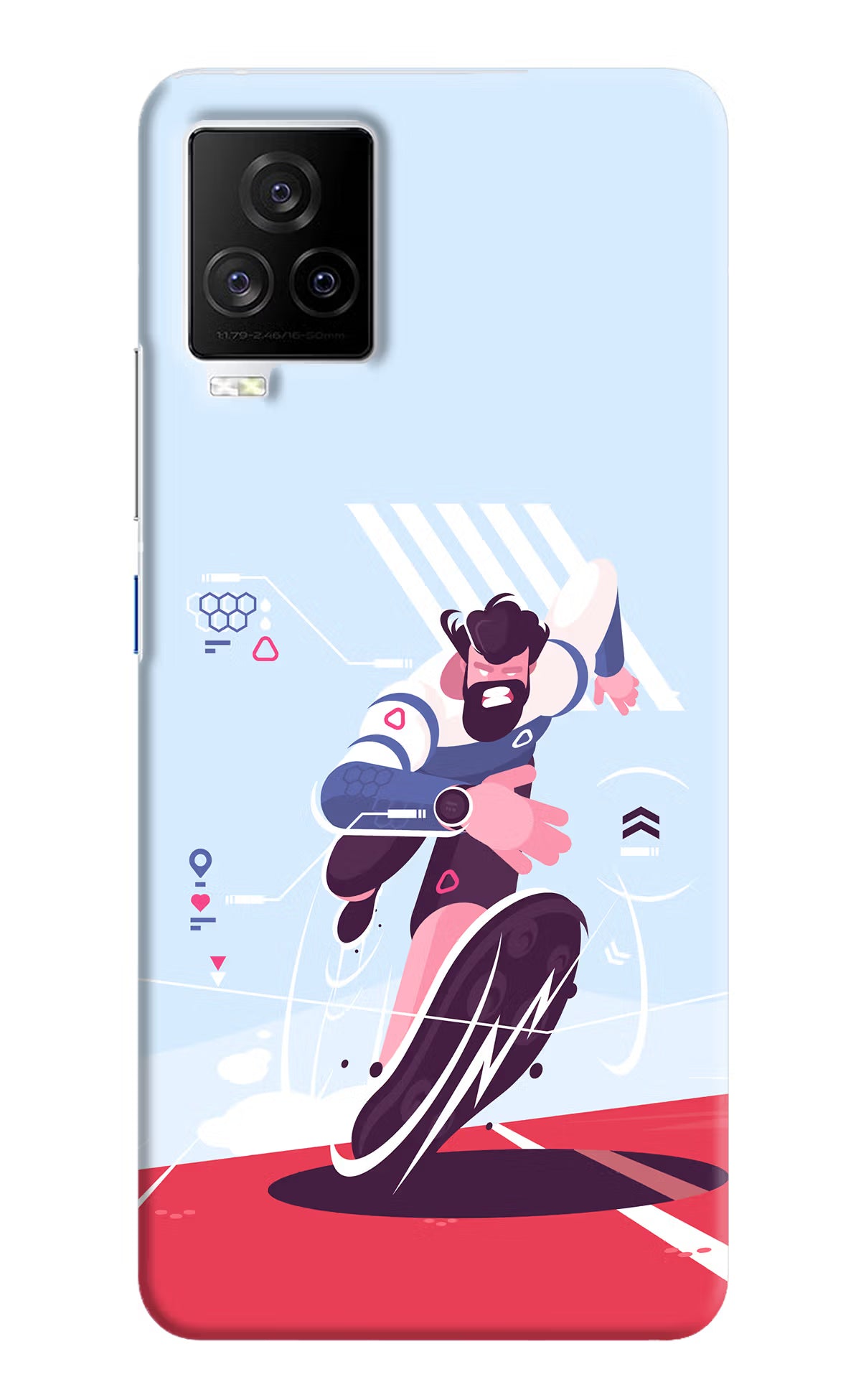 Run Pro iQOO 7 Legend 5G Hard Case Back Cover by Casekaro