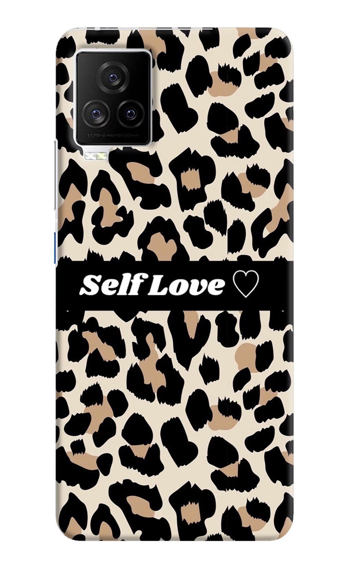 Leopard Print Self Love iQOO 7 Legend 5G Hard Case Back Cover by Casekaro
