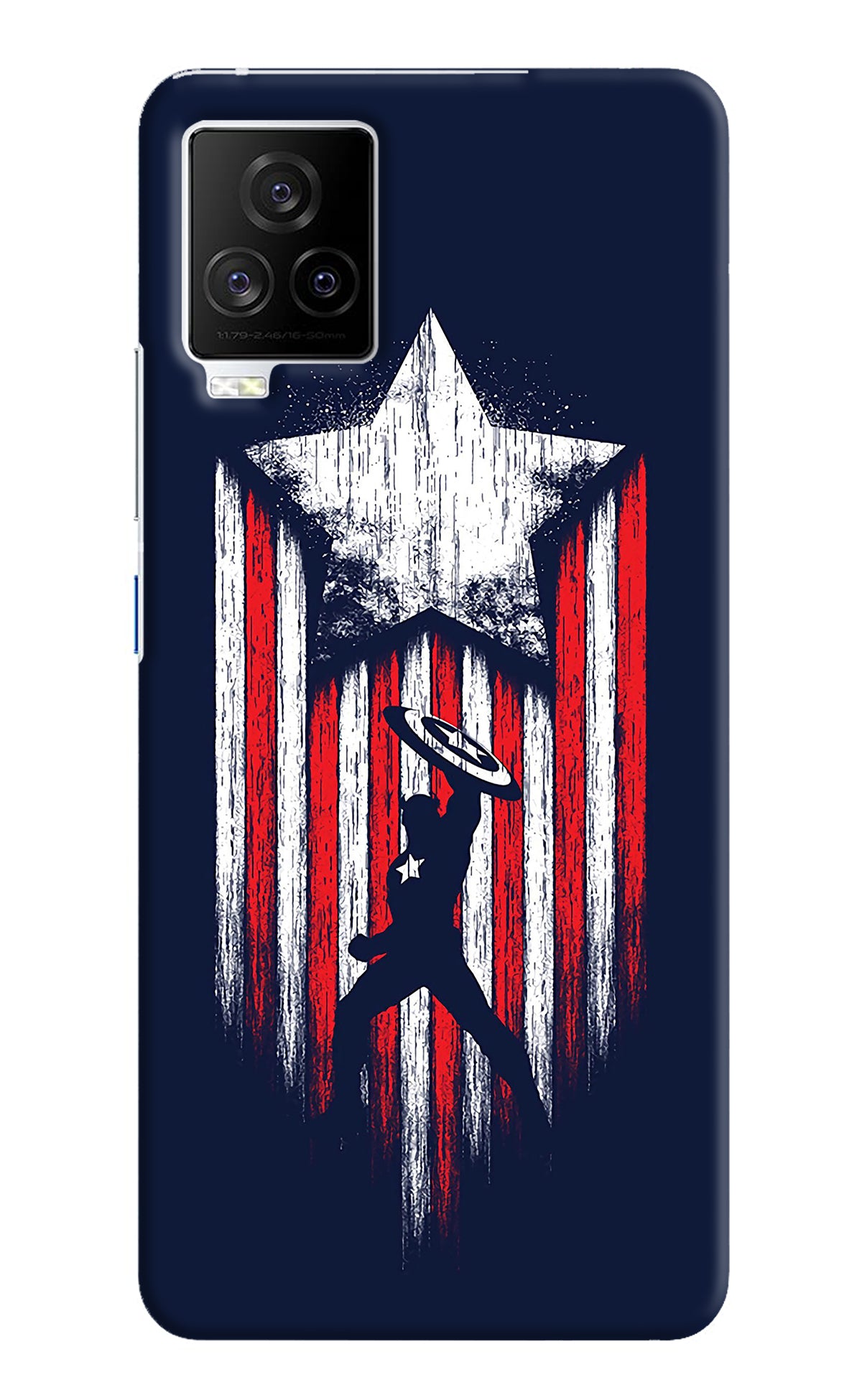 Captain America Marvel Art iQOO 7 Legend 5G Back Cover