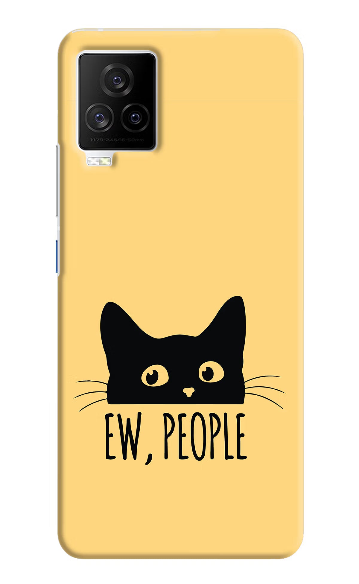 Ew People Catitude iQOO 7 Legend 5G Hard Case Back Cover by Casekaro