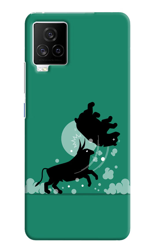 Bull Conqueror iQOO 7 Legend 5G Hard Case Back Cover by Casekaro