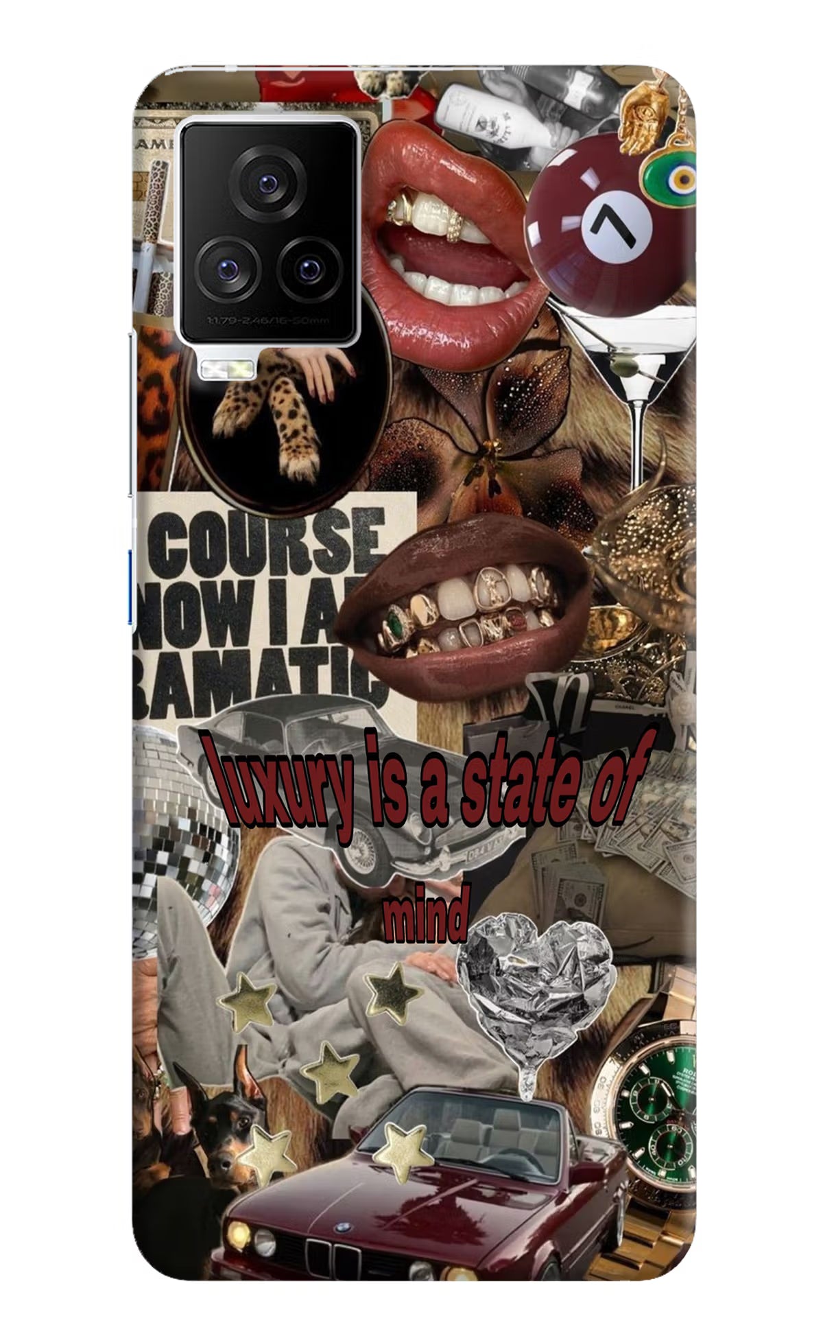 Luxury iQOO 7 Legend 5G Hard Case Back Cover by Casekaro