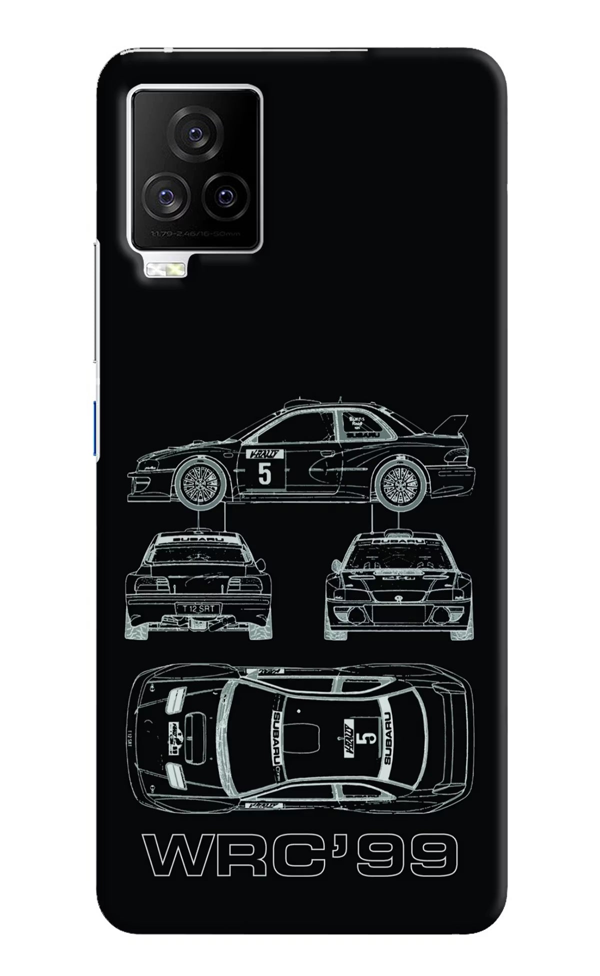 WRC'99 iQOO 7 Legend 5G Hard Case Back Cover by Casekaro