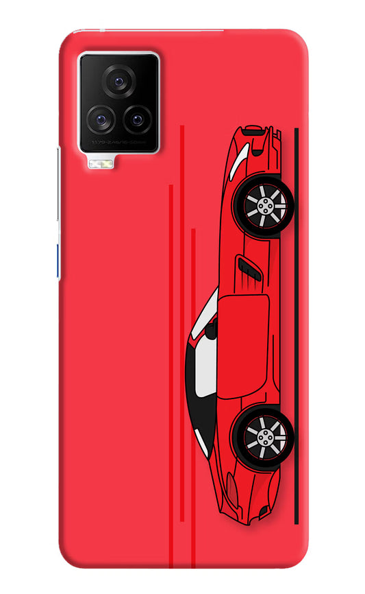 Red Velocity iQOO 7 Legend 5G Hard Case Back Cover by Casekaro