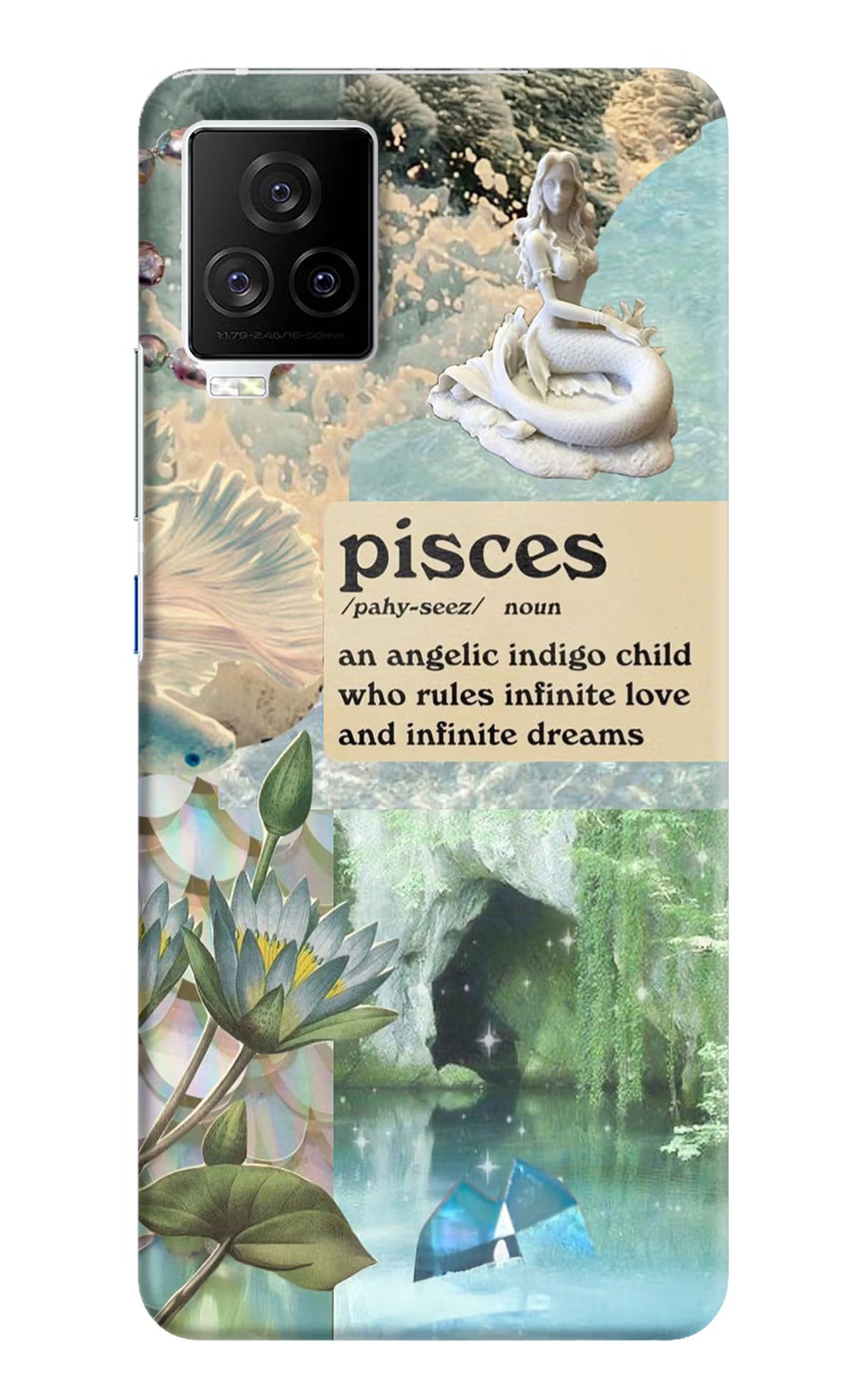 Pisces Zodiac iQOO 7 Legend 5G Hard Case Back Cover by Casekaro
