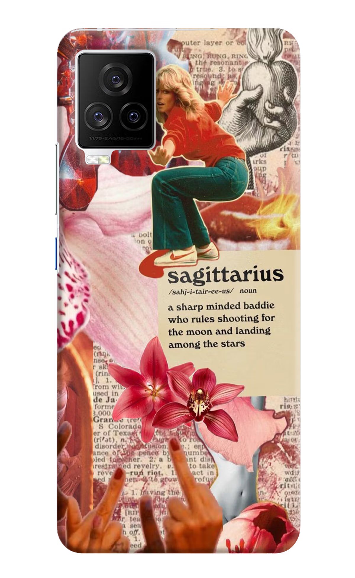 Sagittarius Zodiac iQOO 7 Legend 5G Hard Case Back Cover by Casekaro