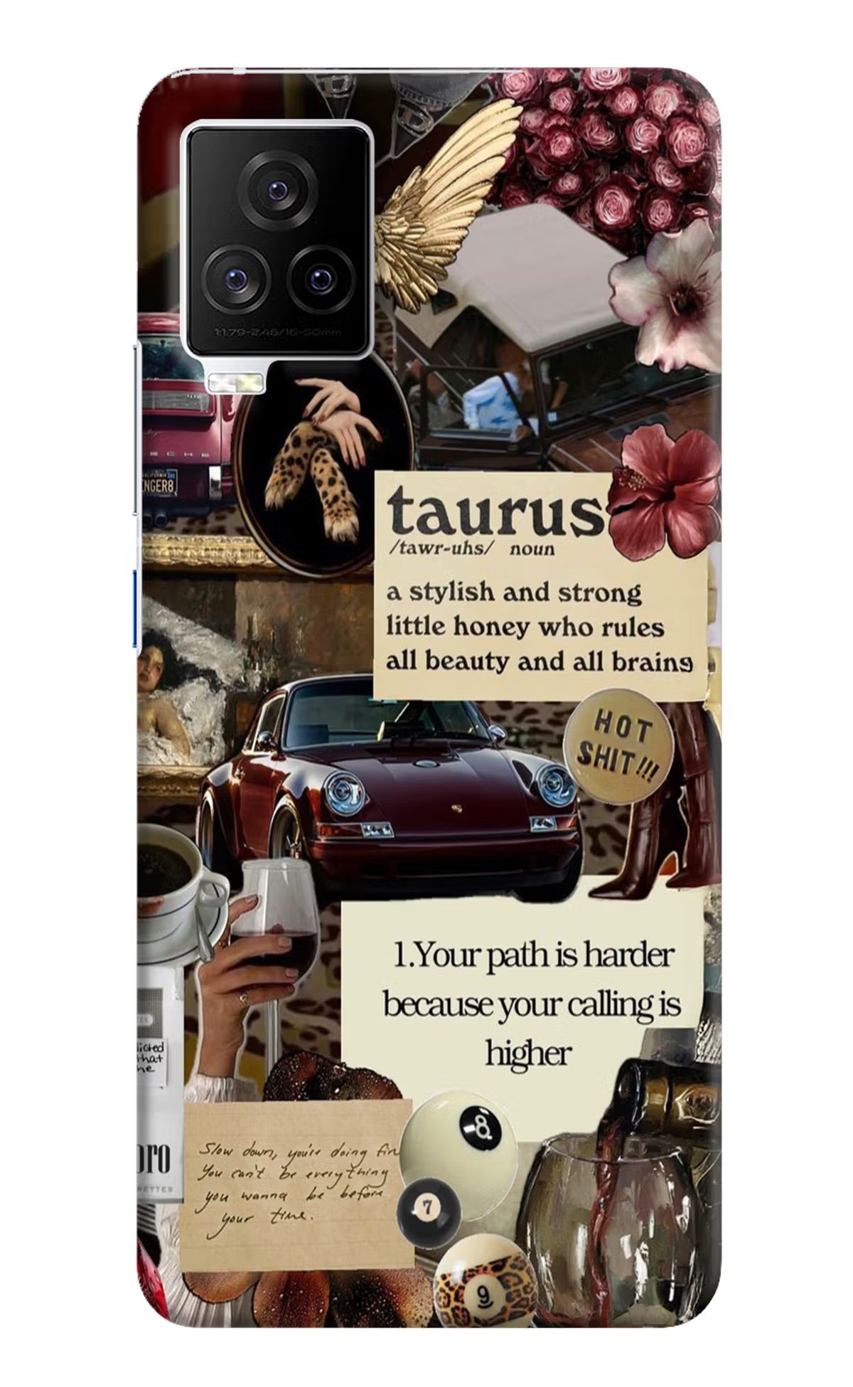 Taurus Zodiac iQOO 7 Legend 5G Hard Case Back Cover by Casekaro