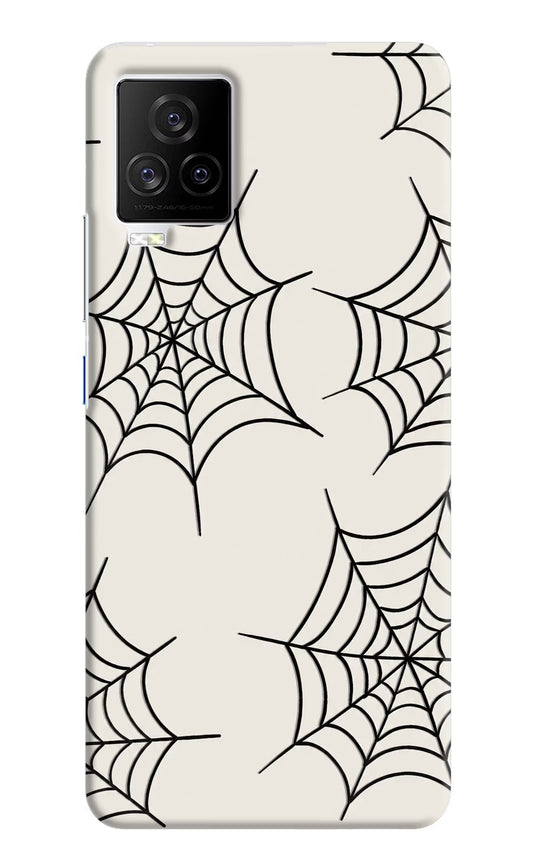 Spider Web iQOO 7 Legend 5G Hard Case Back Cover by Casekaro
