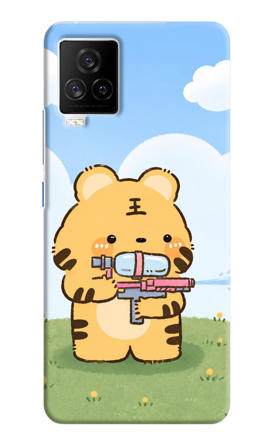 Tiger Treat iQOO 7 Legend 5G Hard Case Back Cover by Casekaro