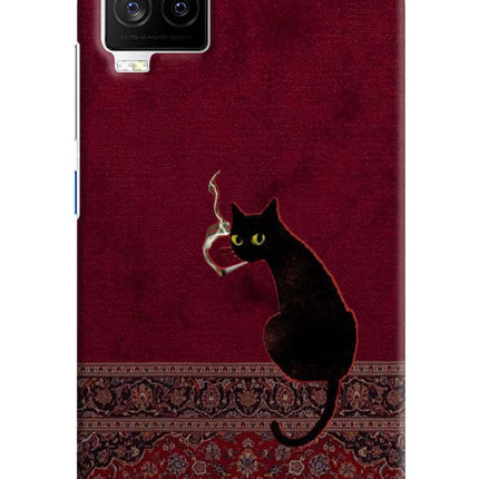 Midnight Cat iQOO 7 Legend 5G Hard Case Back Cover by Casekaro