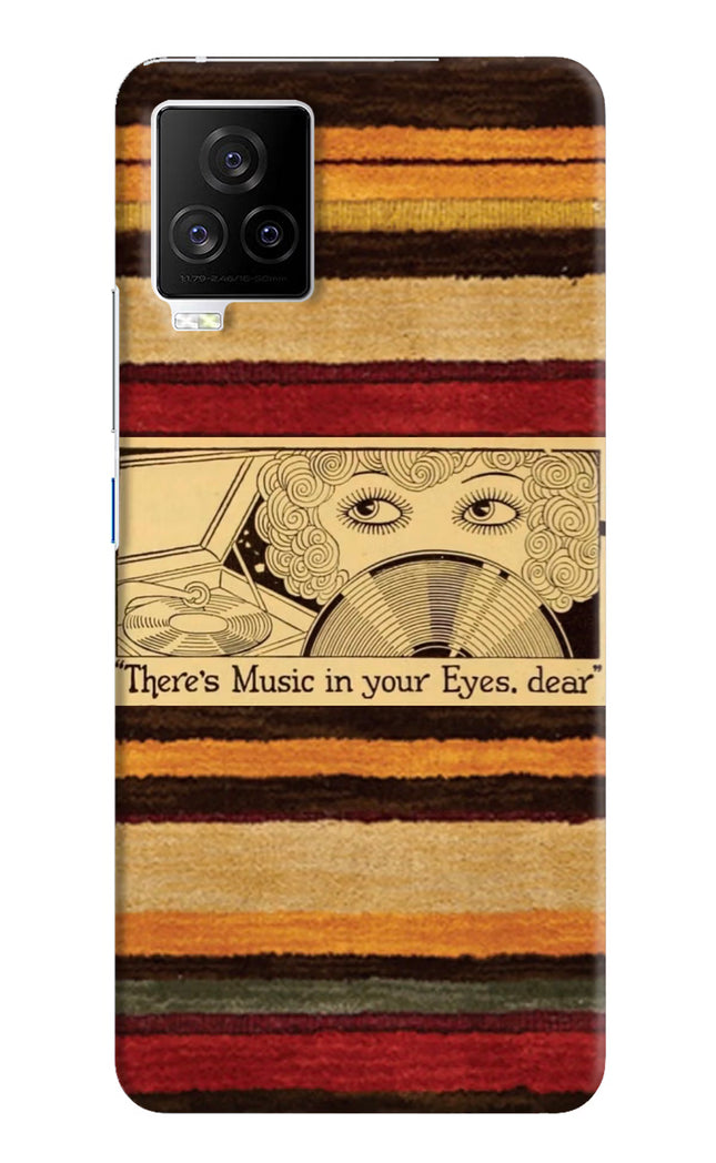 Vinyl Stripes iQOO 7 Legend 5G Hard Case Back Cover by Casekaro