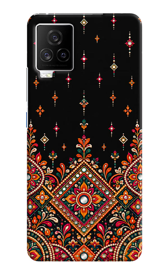 Noir Mehfil iQOO 7 Legend 5G Hard Case Back Cover by Casekaro