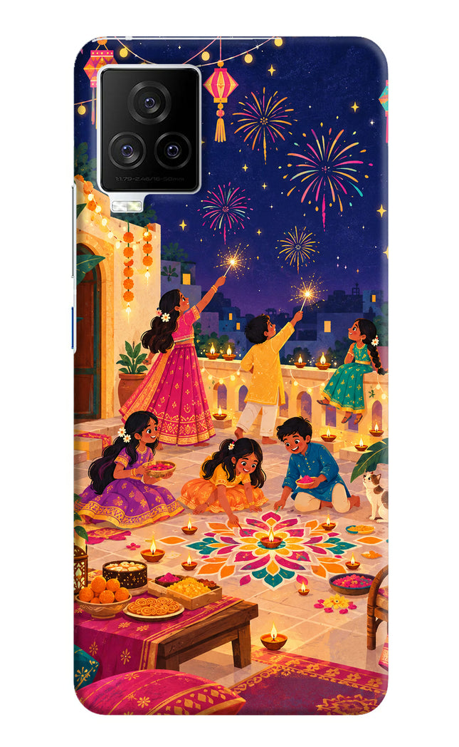 Diwali Night iQOO 7 Legend 5G Hard Case Back Cover by Casekaro