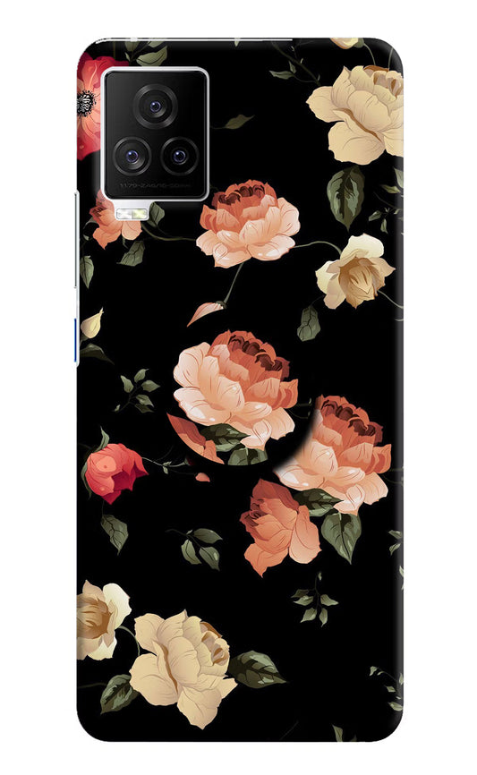 Flowers iQOO 7 Legend 5G Pop Case by Casekaro