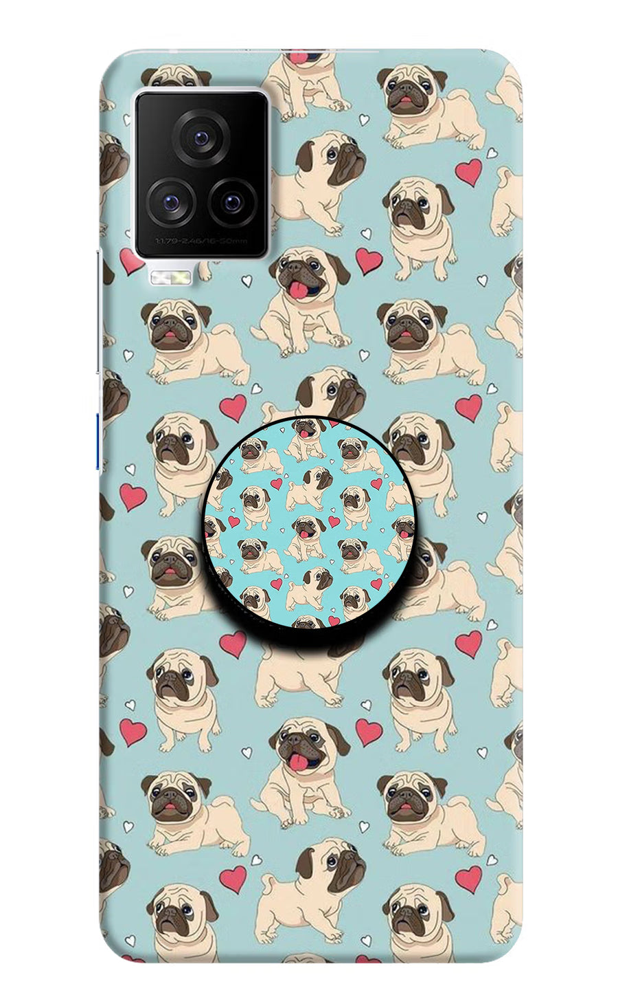 Pug Dog iQOO 7 Legend 5G Pop Case, Hard case