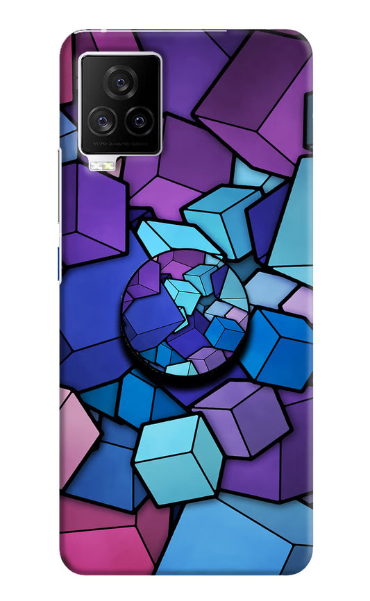 Cubic Abstract iQOO 7 Legend 5G Pop Case by Casekaro