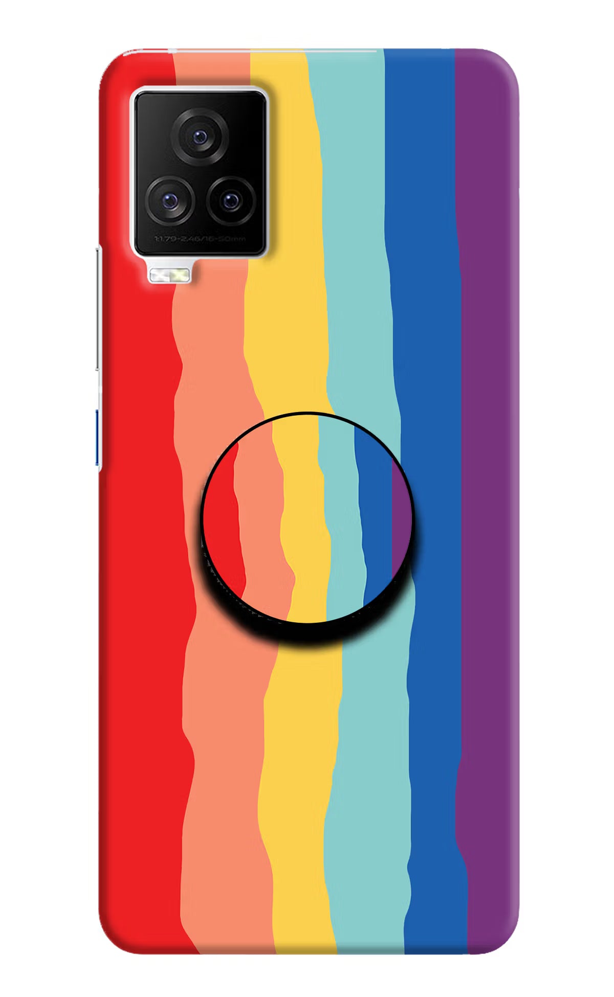 Rainbow iQOO 7 Legend 5G Pop Case by Casekaro