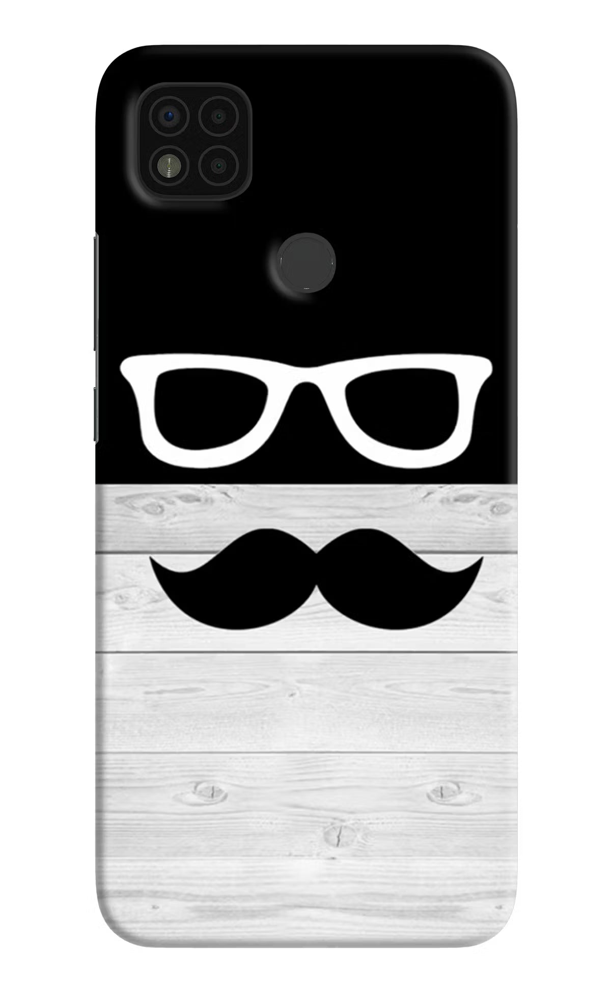 Mustache Poco C31 Hard Case Back Cover by Casekaro