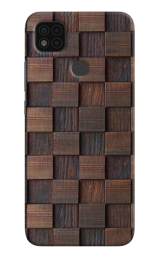 Wooden Cube Design Poco C31 Hard Case Back Cover by Casekaro