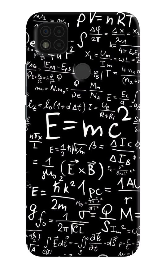 Physics Formula Poco C31 Hard Case Back Cover by Casekaro