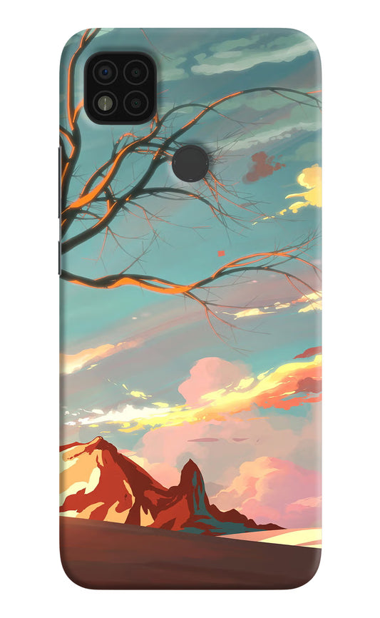 Scenery Poco C31 Hard Case Back Cover by Casekaro