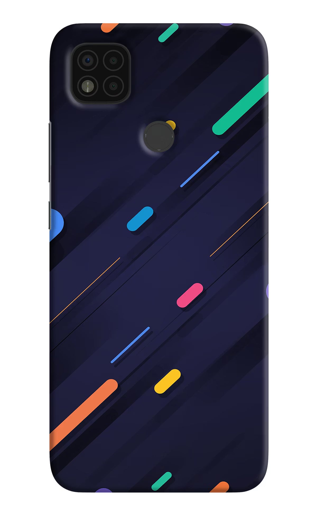 Abstract Design Poco C31 Hard Case Back Cover by Casekaro
