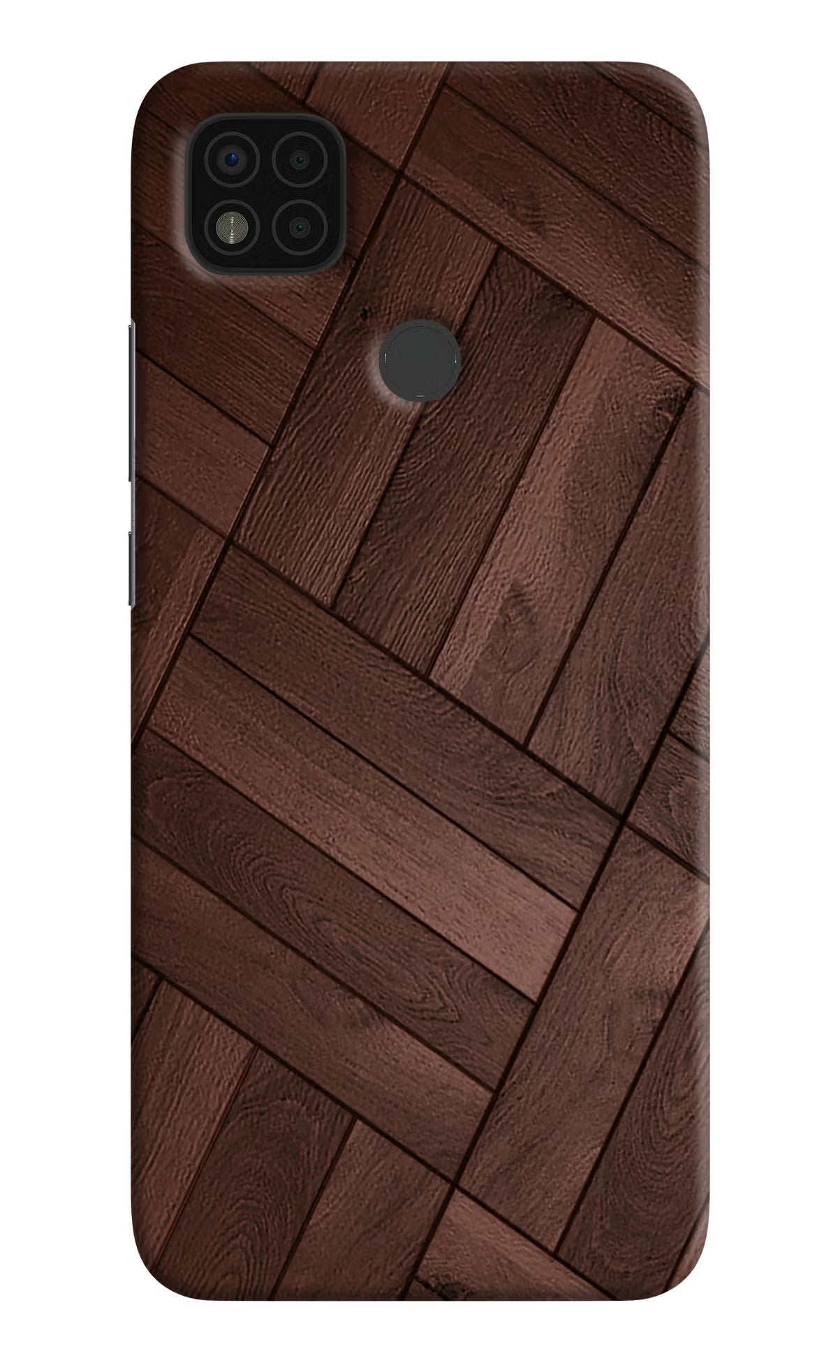 Wooden Texture Design Poco C31 Hard Case Back Cover by Casekaro