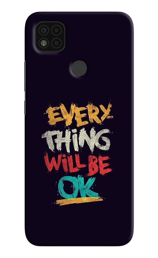 Everything Will Be Ok Poco C31 Hard Case Back Cover by Casekaro