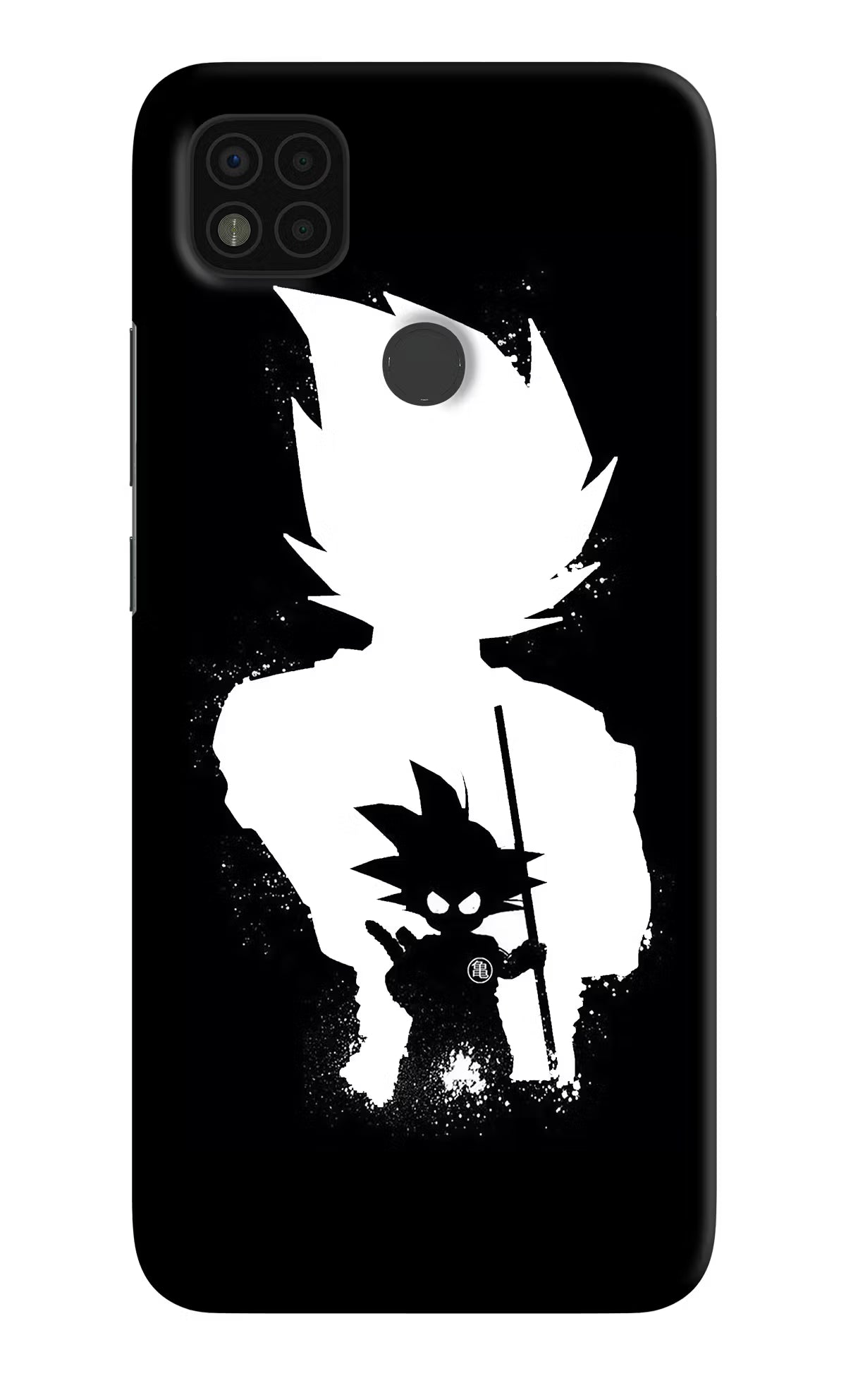 Goku Shadow Poco C31 Hard Case Back Cover by Casekaro