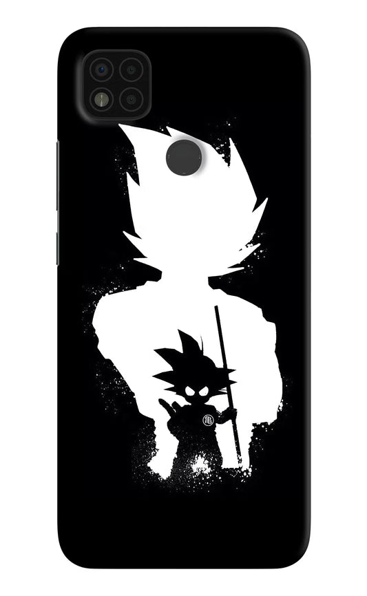 Goku Shadow Poco C31 Hard Case Back Cover by Casekaro