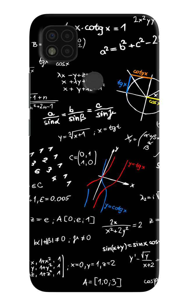 Mathematics Formula Poco C31 Hard Case Back Cover by Casekaro