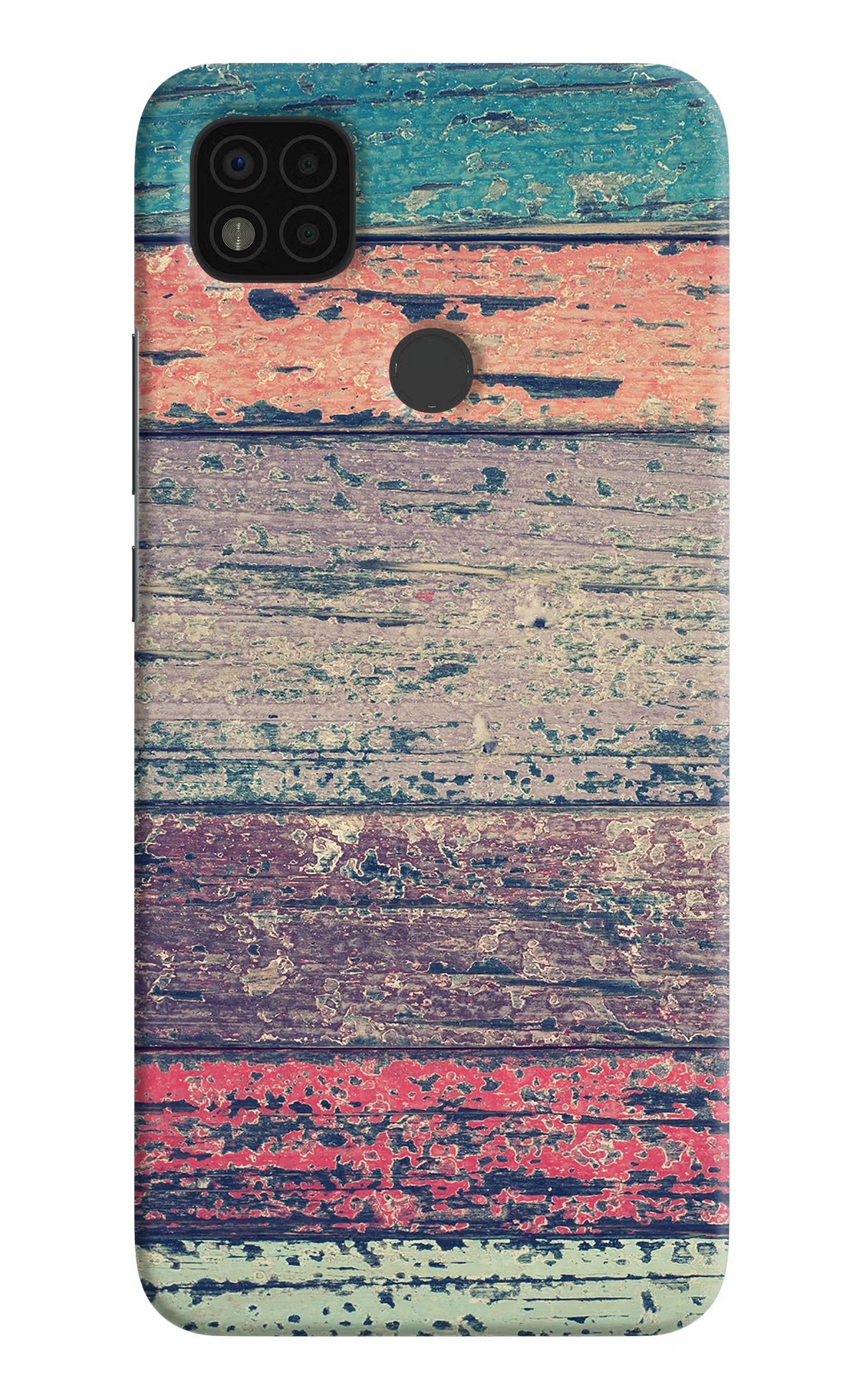 Colourful Wall Poco C31 Hard Case Back Cover by Casekaro