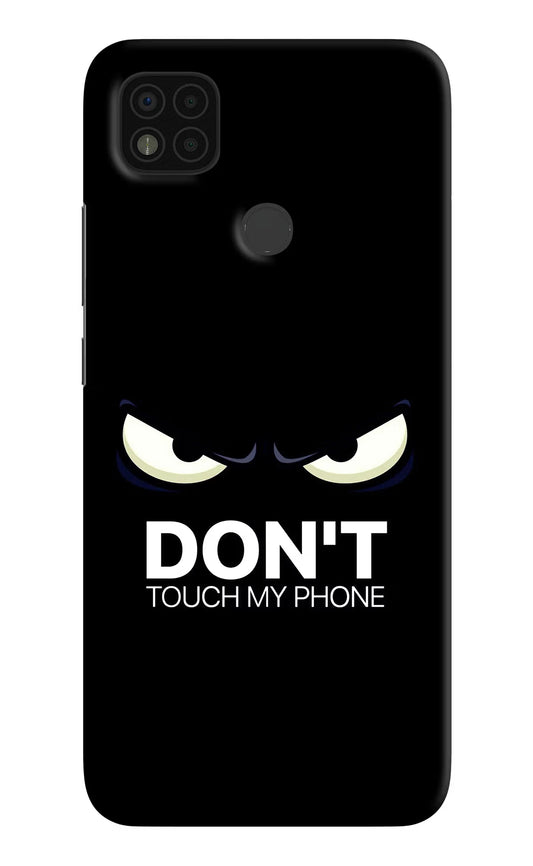 Don'T Touch My Phone Poco C31 Hard Case Back Cover by Casekaro