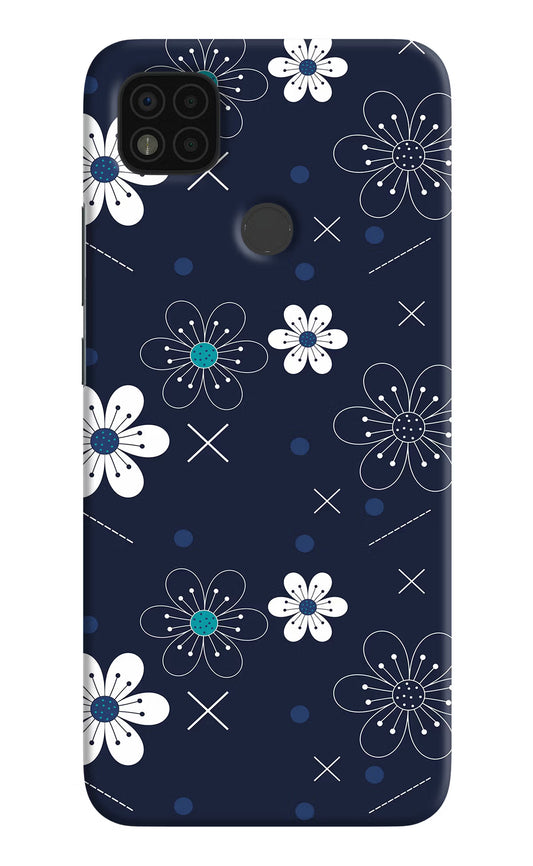 Flowers Poco C31 Hard Case Back Cover by Casekaro