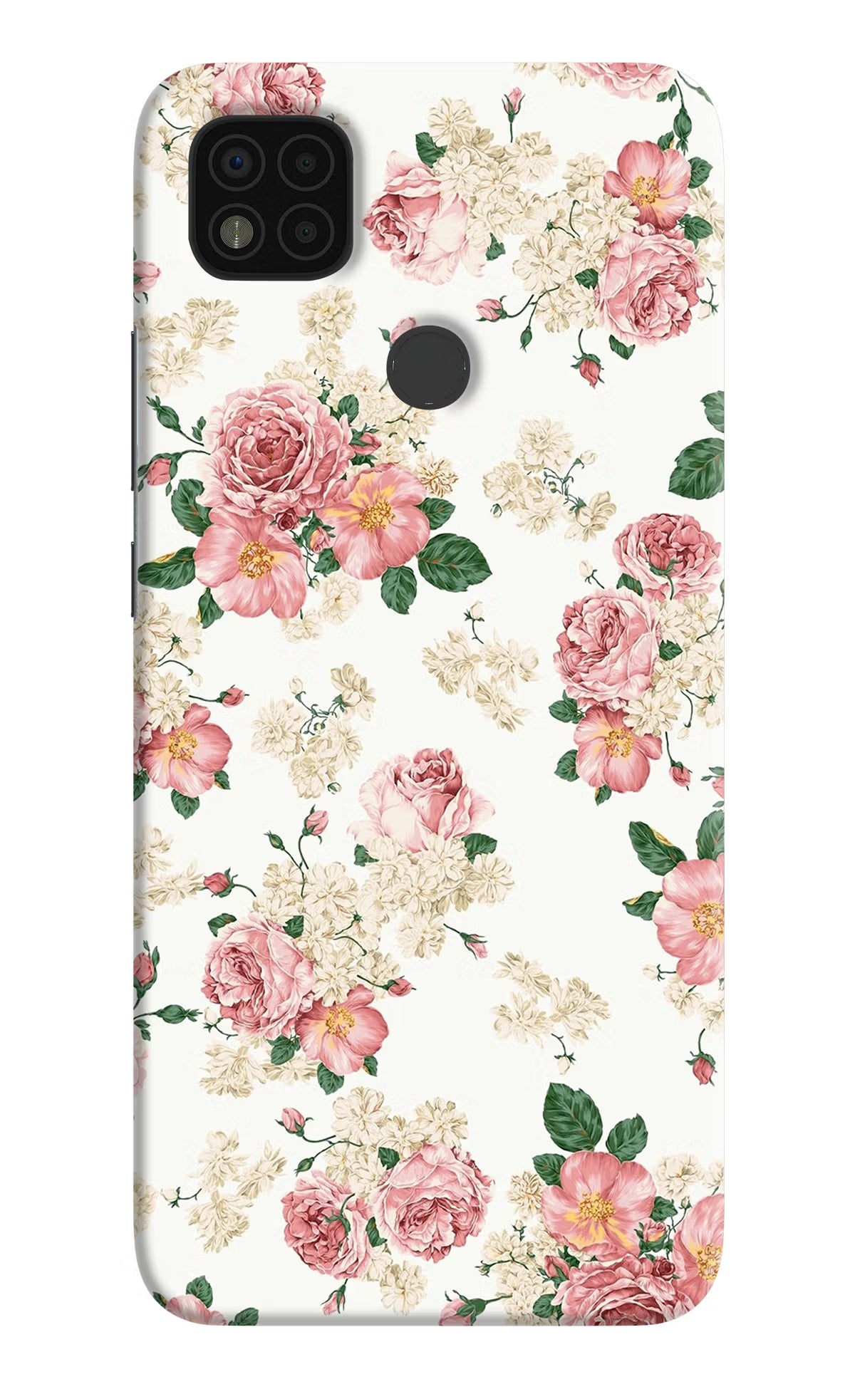 Flowers Poco C31 Hard Case Back Cover by Casekaro