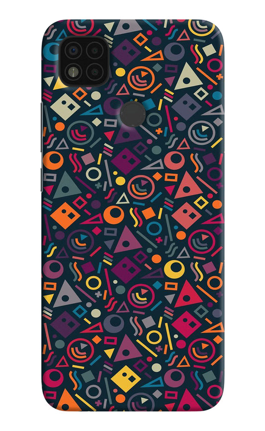 Geometric Abstract Poco C31 Hard Case Back Cover by Casekaro