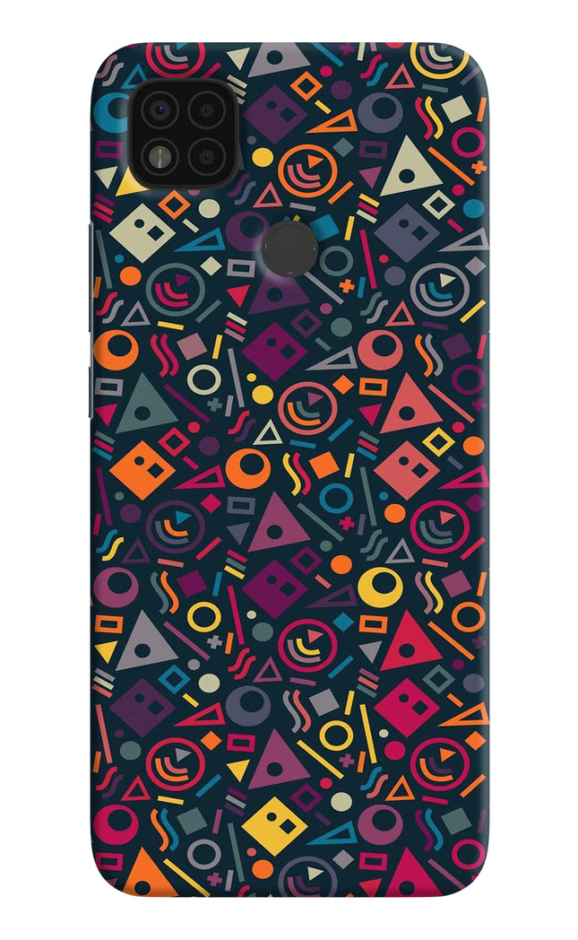 Geometric Abstract Poco C31 Hard Case Back Cover by Casekaro