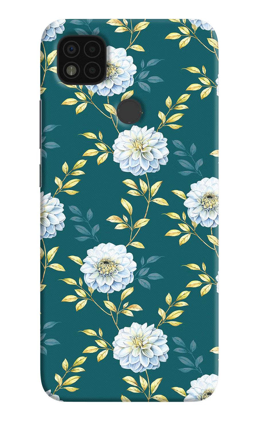 Flowers Poco C31 Back Cover, Hard case