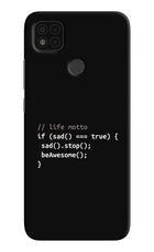 Life Motto Code Poco C31 Hard Case Back Cover by Casekaro