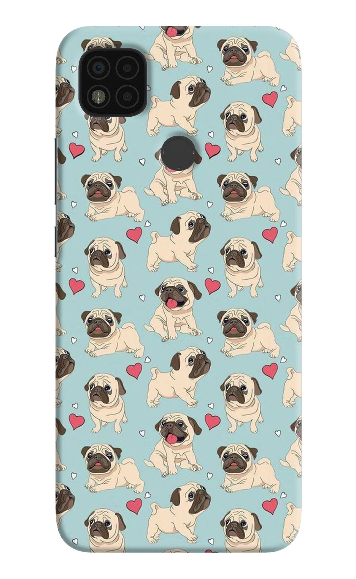 Pug Dog Poco C31 Hard Case Back Cover by Casekaro