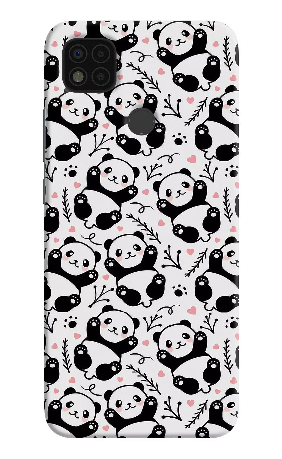 Cute Panda Poco C31 Back Cover, Hard case