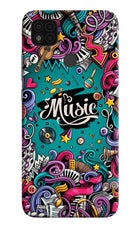 Music Graffiti Poco C31 Hard Case Back Cover by Casekaro