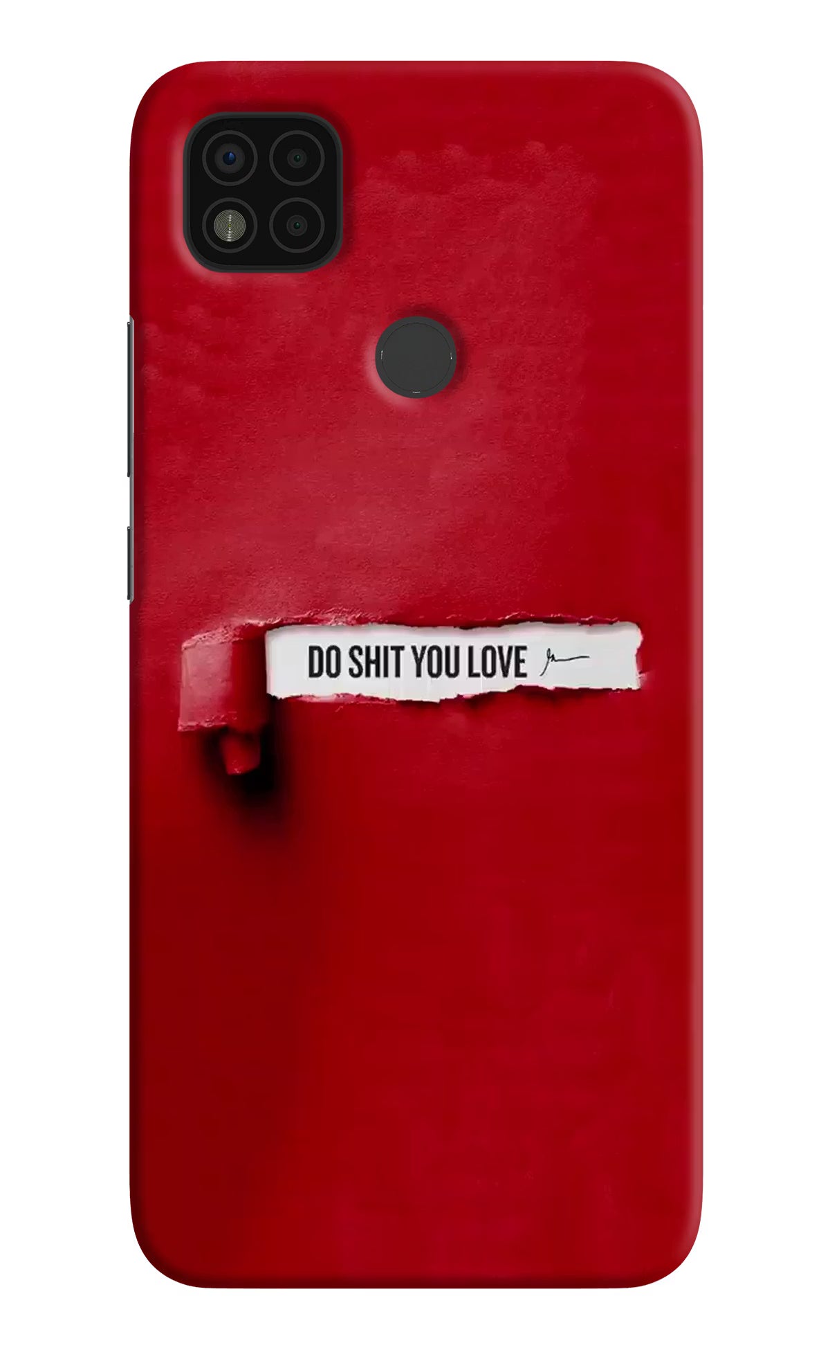 Do Shit You Love Poco C31 Hard Case Back Cover by Casekaro