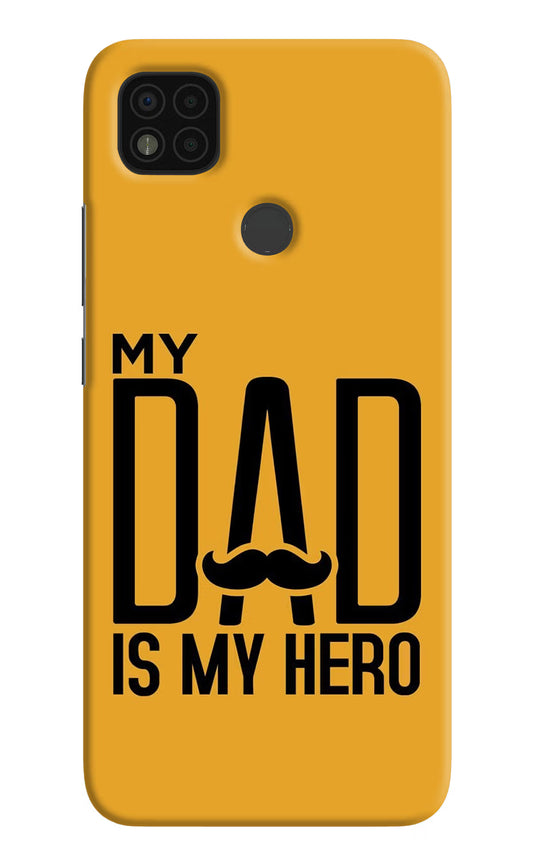My Dad Is My Hero Poco C31 Hard Case Back Cover by Casekaro