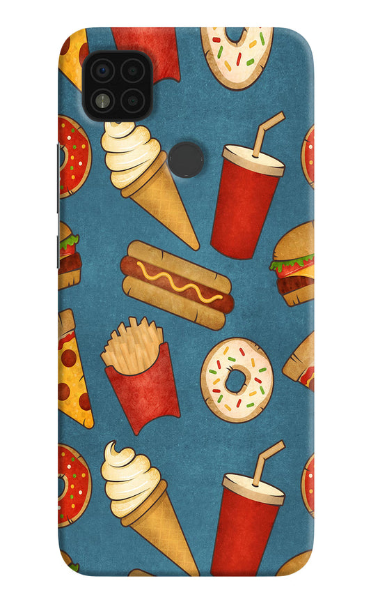 Foodie Poco C31 Hard Case Back Cover by Casekaro