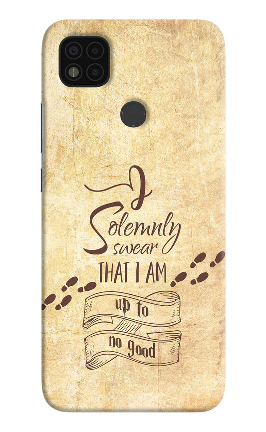 I Solemnly swear that i up to no good Poco C31 Hard Case Back Cover by Casekaro