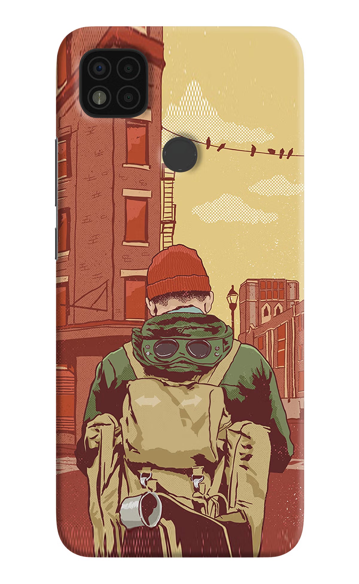 Adventurous Poco C31 Hard Case Back Cover by Casekaro